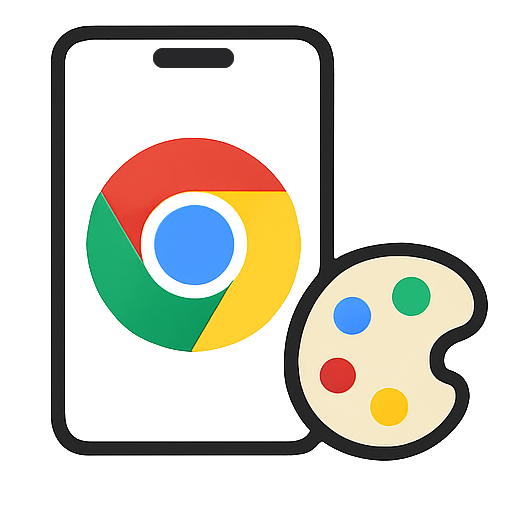 Mobil Chrome Sekme Rengi ikonu