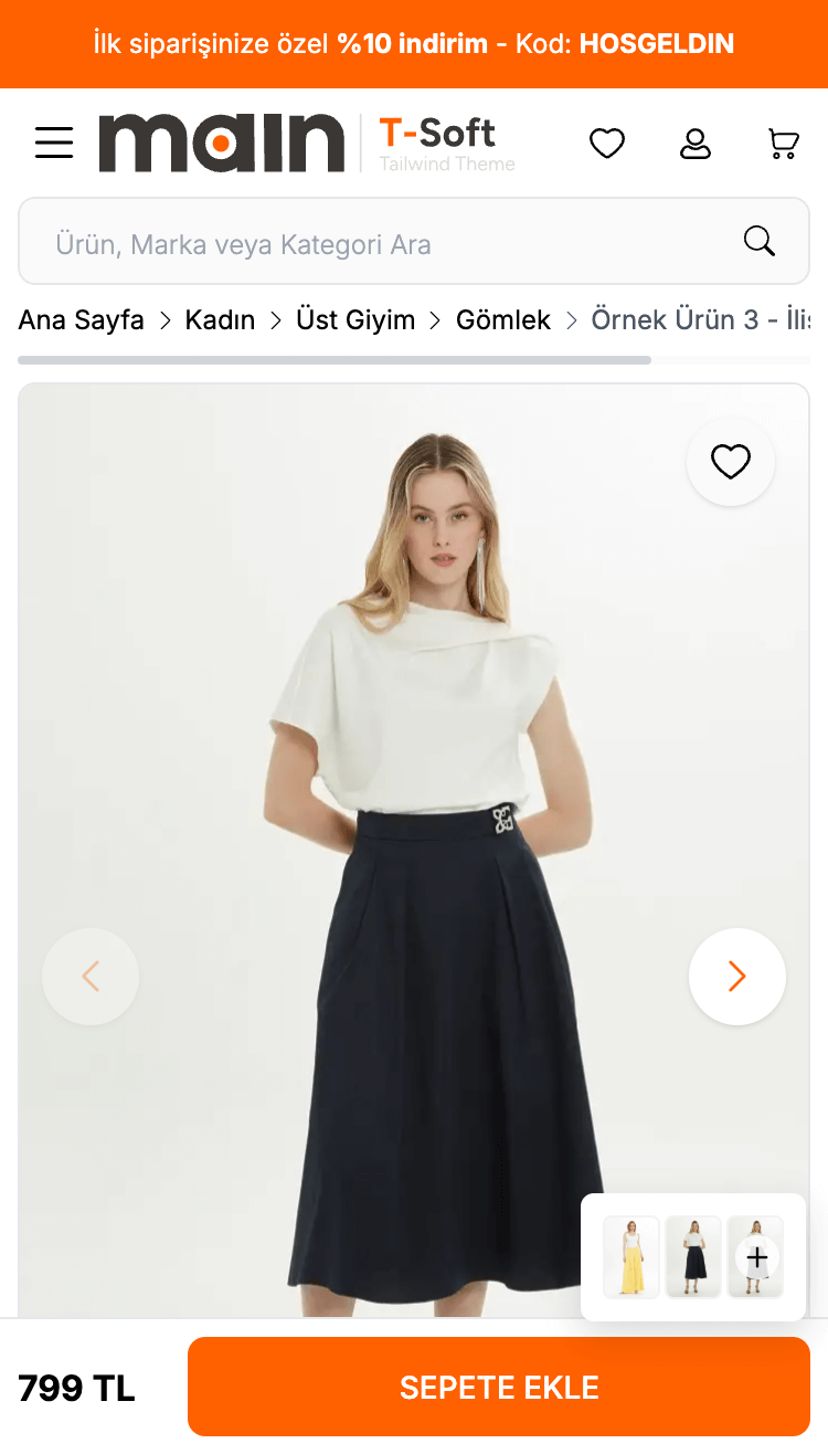 İlişkili Ürünler (Related Products) ekran görüntüsü 3