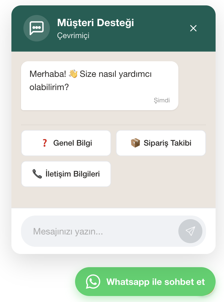 Whatsapp Button ekran görüntüsü 1